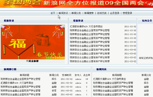 基于jsp的网上新闻发布网站管理系统的设计与实现